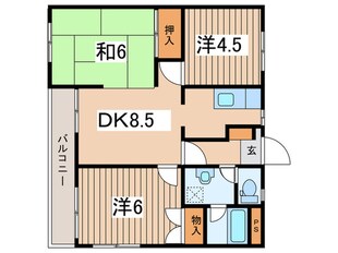 メゾンドレーブの物件間取画像